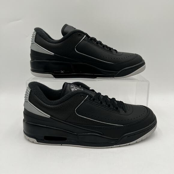 Jordan Other - Mens Size 10.5 Air Jordan 2/3 Black Silver Sneakers FD0383 001 NEW